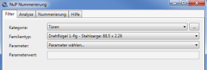 Filterung von Revit Bauteilen