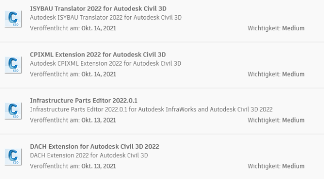 14-Autodesk-Civil-3D-2022-Zusatzprogramme-für-Civil-3D