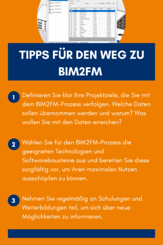 BIM2FM Tipps für die Vorbereitung und Planung