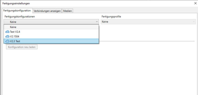 Fertigungseinstellung in Revit 