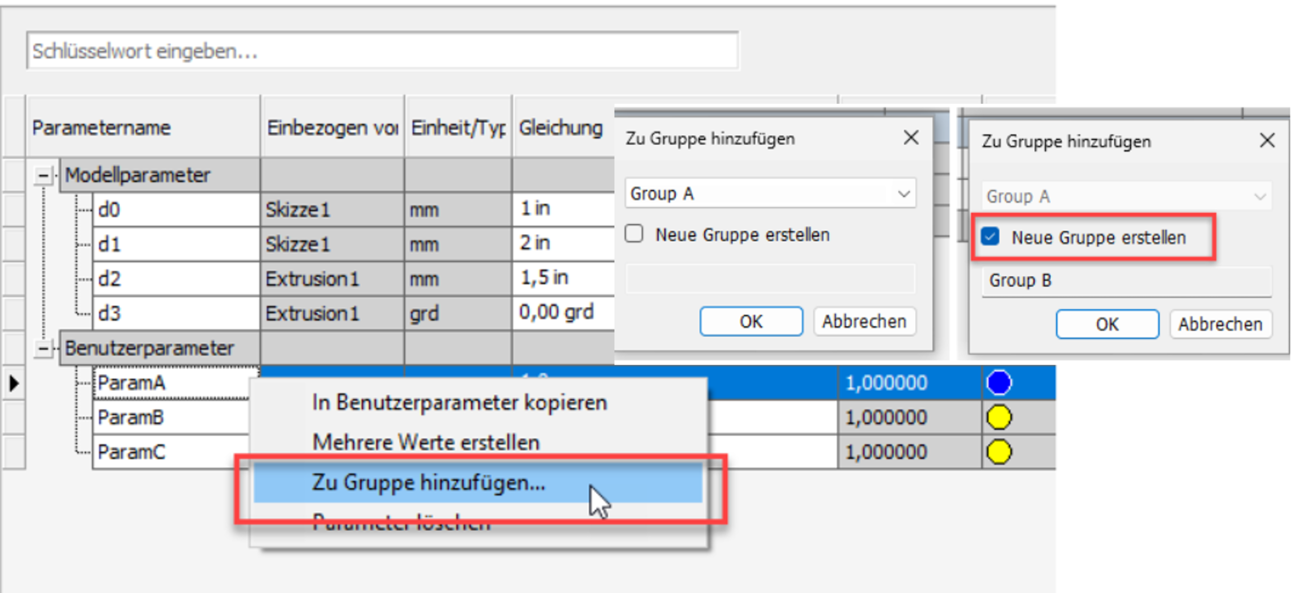 Autodesk Inventor 2026 - Einführung Gruppierung von Benutzer-iProperties