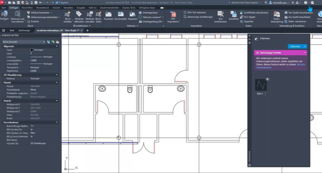 Erkennung von Blöcken in AutoCAD 2026