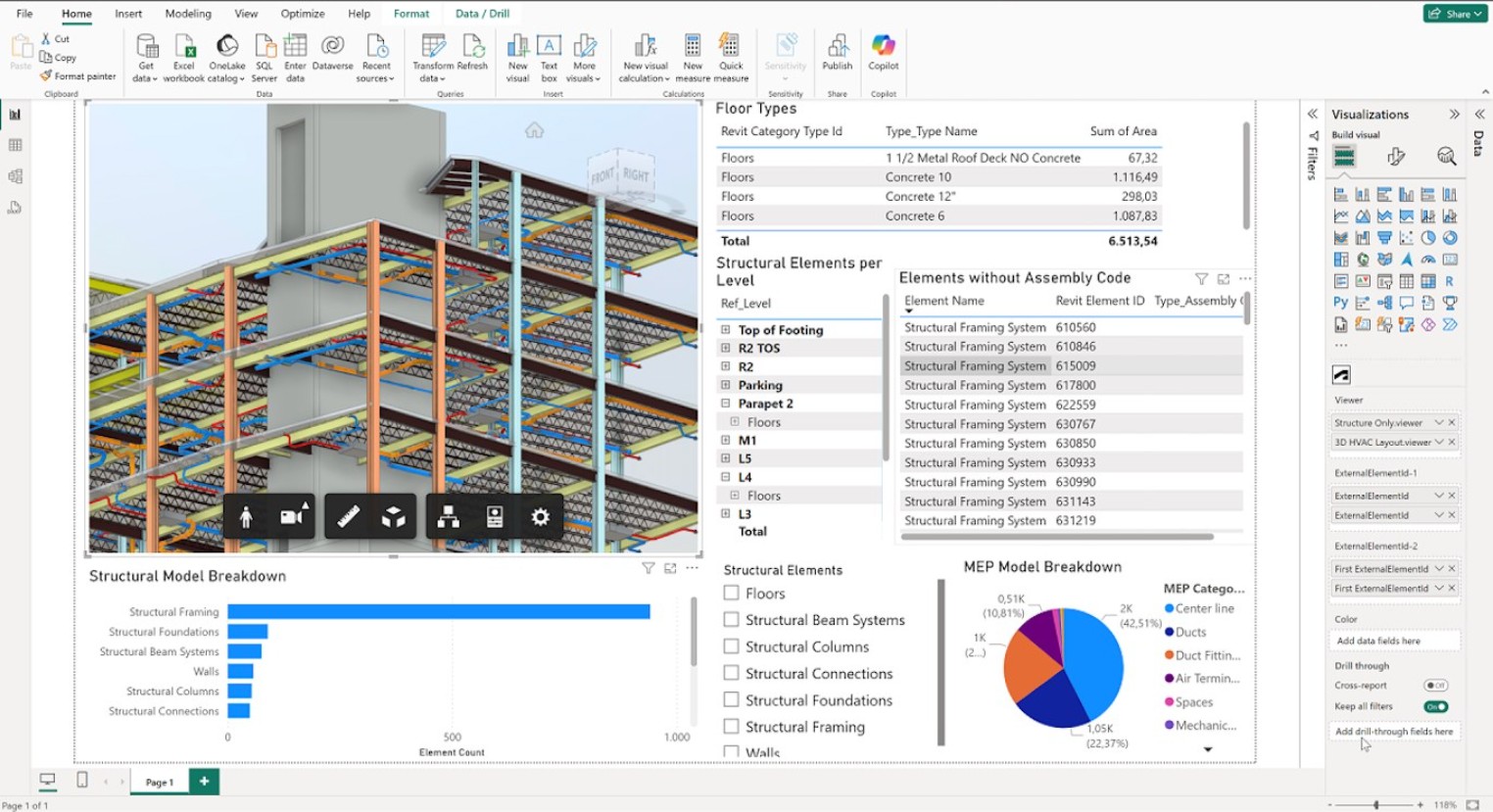 Autodesk Data Connector for Power BI - Viewer