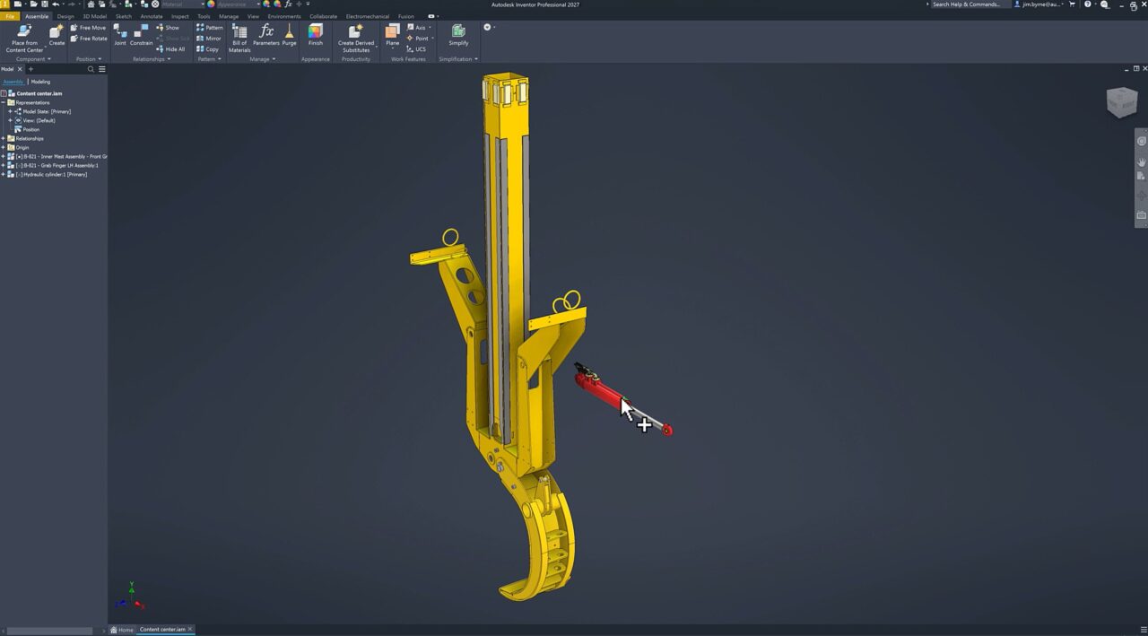 Einfügen kompletter Baugruppen